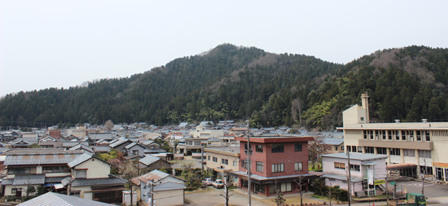 越前漆器産地　河和田の街並